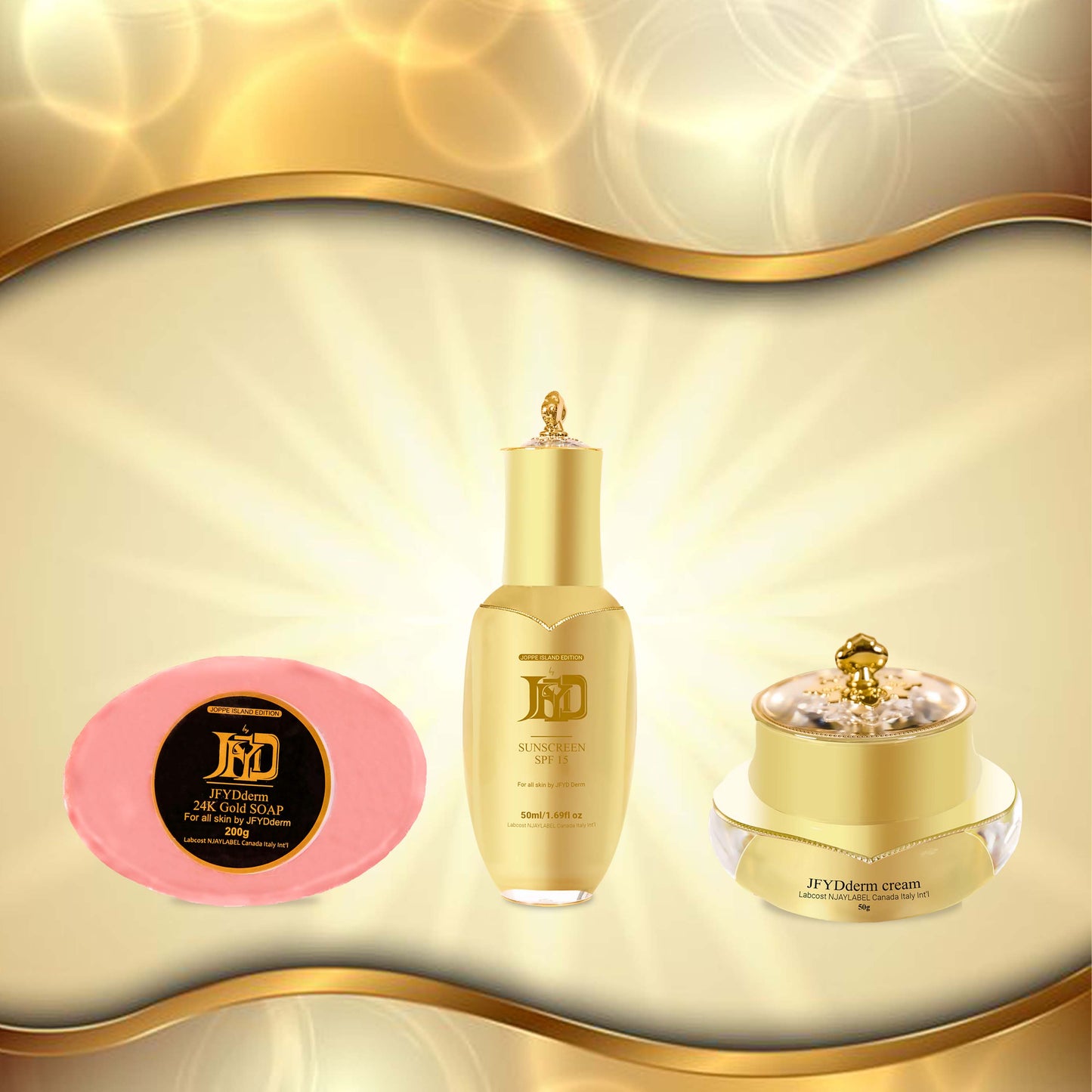 Radiant and luminous face set