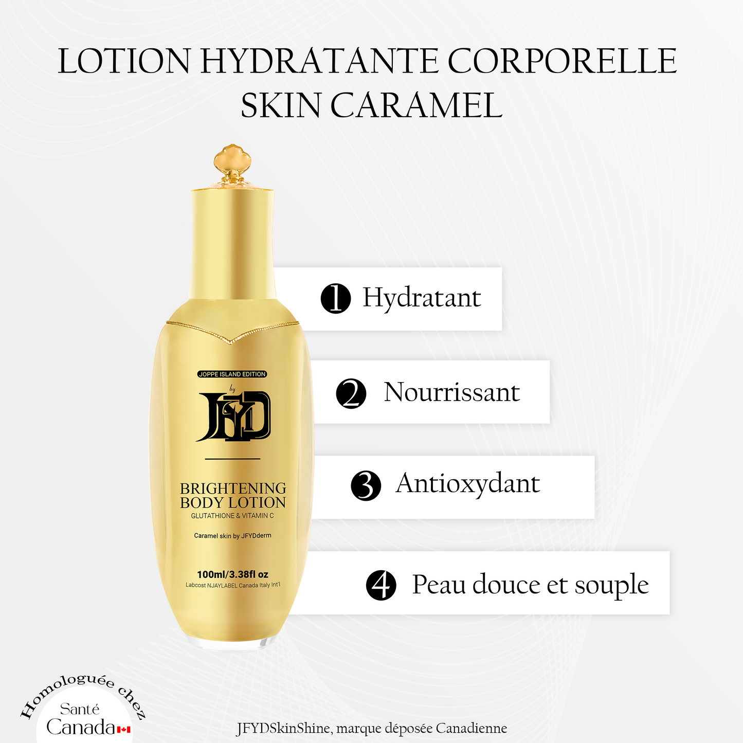 LOTION HYDRATANTE CORPORELLE SKIN CARAMEL